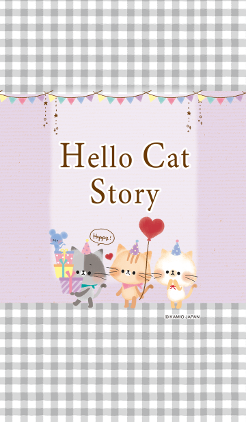 Hello Cat Story かわいい猫の壁紙 Line着せかえ 360円 カワイイ系