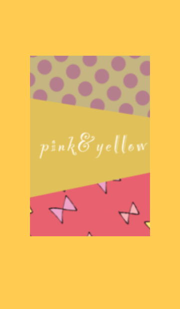 ピンクと黄色の画像(表紙)