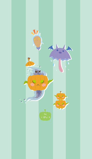 The monster pumpkin and friendsの画像(表紙)