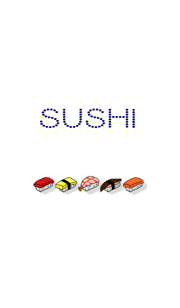 Sushi シンプルお寿司 Line着せかえ 360円 その他系
