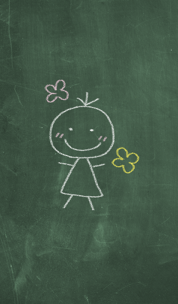 黒板でらくがき Line着せかえ 360円 カワイイ系