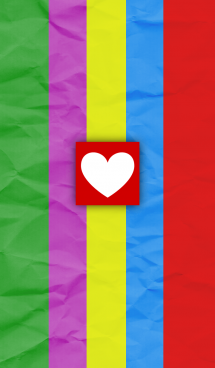 Simple Heart (Rainbow) 画像(1)
