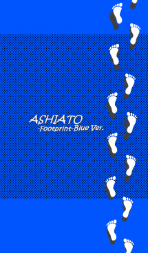 ASHIATO-Footprint-Blue color version 画像(1)