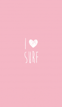 I LOVE SURF♥ 【PINK】 画像(1)