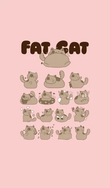 [LINE着せ替え] Daily Life of A Fat Catの画像1