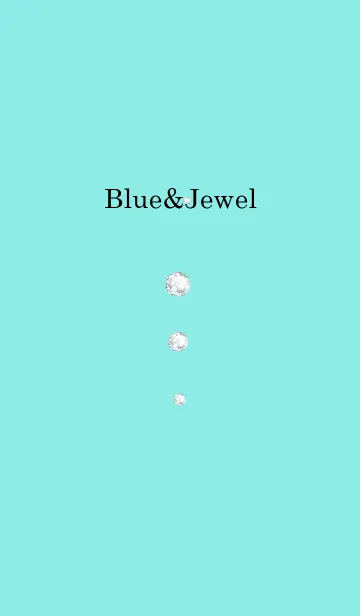 [LINE着せ替え] Blue ＆ Jewelの画像1