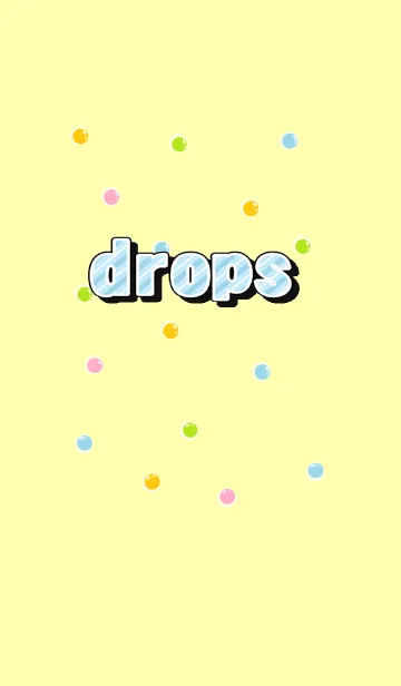 [LINE着せ替え] dropsの画像1
