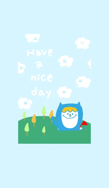 [LINE着せ替え] Ning's - have a nice dayの画像1