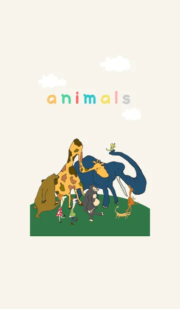 [LINE着せ替え] アニマルズ！の画像1