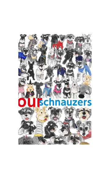 [LINE着せ替え] Our Schnauzers 2の画像1