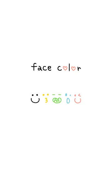 [LINE着せ替え] face colorの画像1