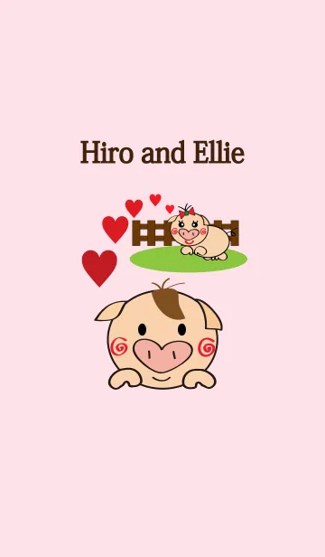 [LINE着せ替え] Hiro and Ellieの画像1