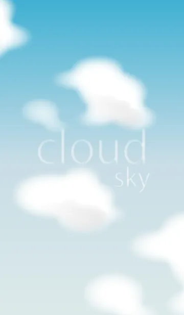 [LINE着せ替え] cloud skyの画像1