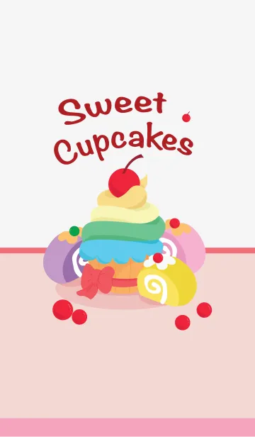 [LINE着せ替え] Sweety Cupcakesの画像1