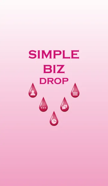 [LINE着せ替え] SIMPLE BIZ DROPの画像1