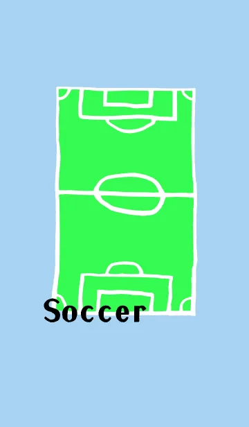 [LINE着せ替え] サッカーが私の人生。の画像1