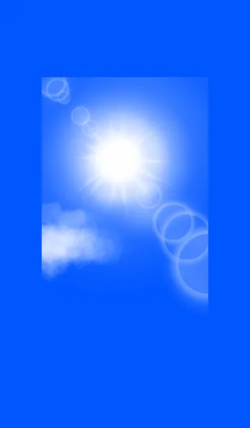 [LINE着せ替え] Sun in the blue skyの画像1