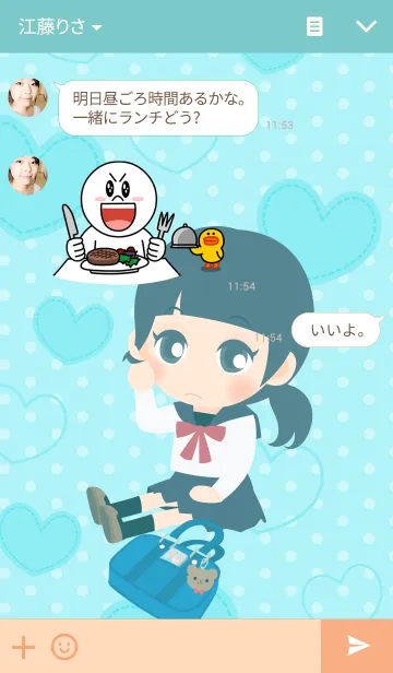 [LINE着せ替え] JKもしくはJCのための可愛いきせかえの画像3