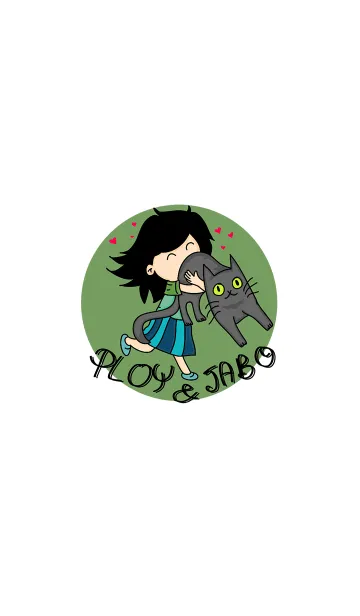 [LINE着せ替え] Ploy ＆ Jaboの画像1