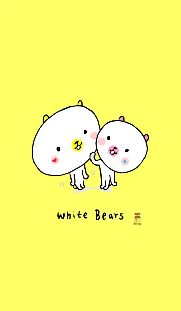 [LINE着せ替え] WHITE BEARSの画像1