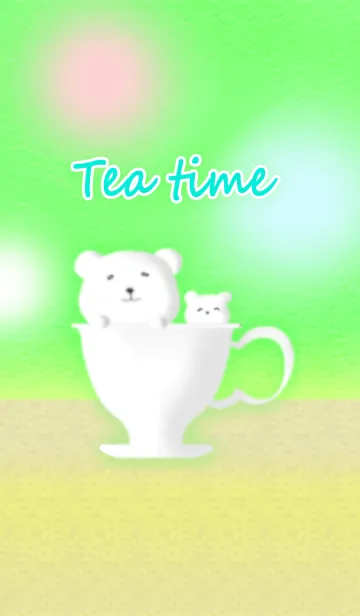 [LINE着せ替え] Tea time ♥ ハートフルな着せ替えの画像1