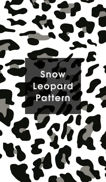 [LINE着せ替え] Snow Leopard Patternの画像1