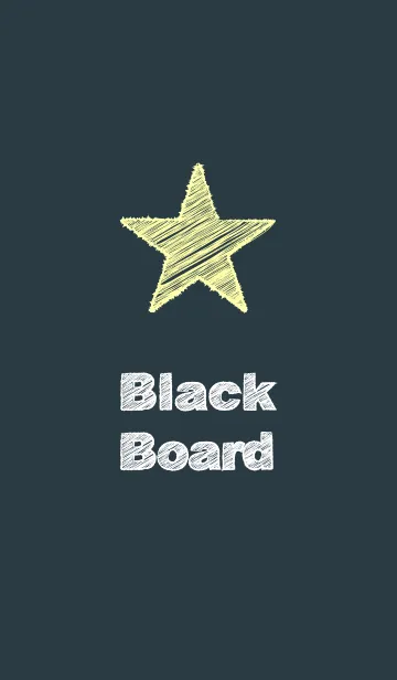 [LINE着せ替え] Simple Black Boardの画像1