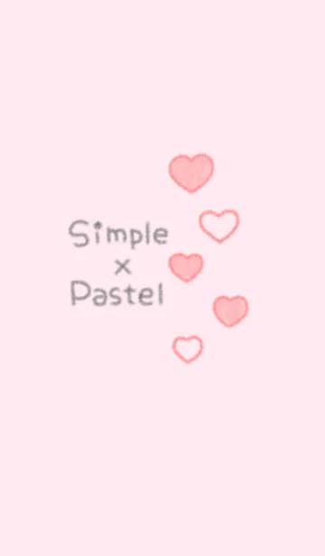 [LINE着せ替え] Simple × Pastelの画像1