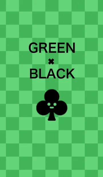 [LINE着せ替え] GREEN×BLACKの画像1