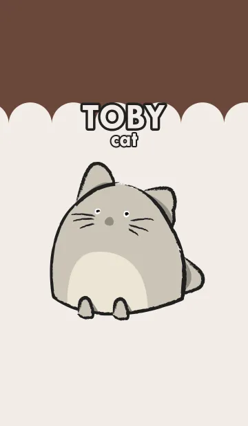 [LINE着せ替え] Toby Catの画像1