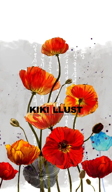 [LINE着せ替え] Red poppyの画像1