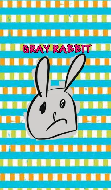 [LINE着せ替え] Gray Rabbitの画像1