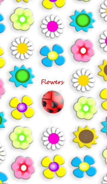 [LINE着せ替え] フラワーズの画像1