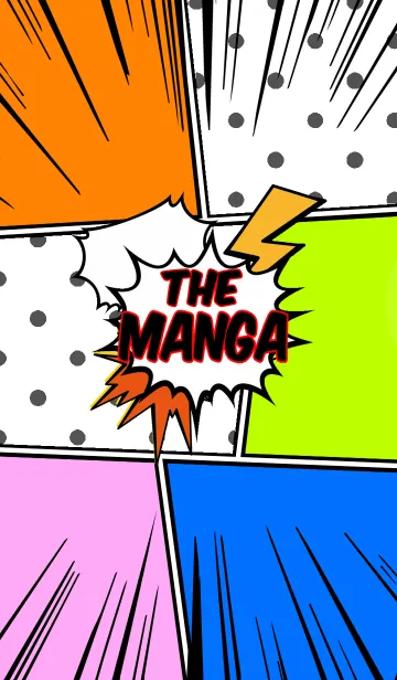 ポップなマンガ風着せ替えのLINE着せ替え
