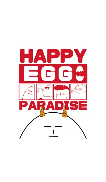 [LINE着せ替え] HAPPY-EGG-PARADICEの画像1