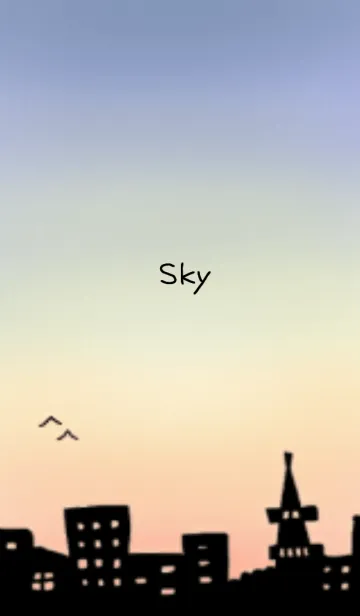 [LINE着せ替え] 街の空の画像1