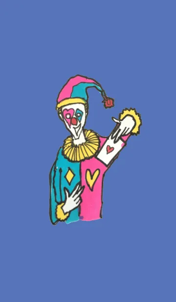 [LINE着せ替え] ハニカミピエロの画像1