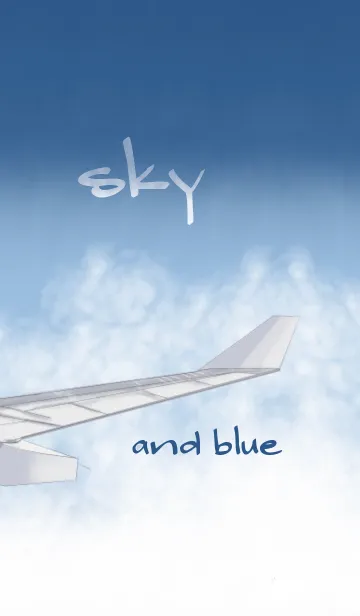 [LINE着せ替え] sky and blueの画像1