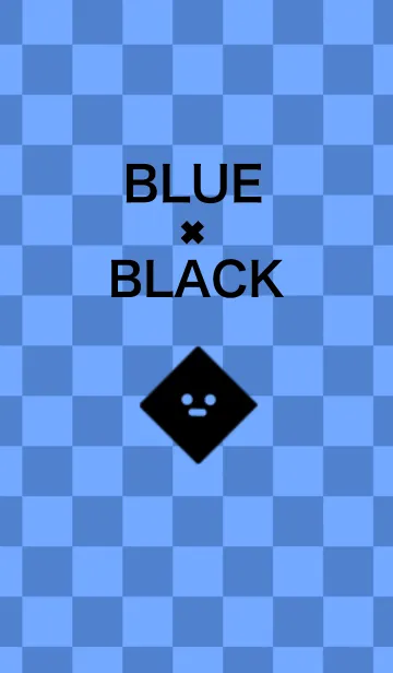 [LINE着せ替え] BLUE×BLACKの画像1