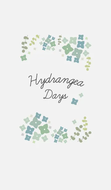 [LINE着せ替え] Hydrangea Daysの画像1
