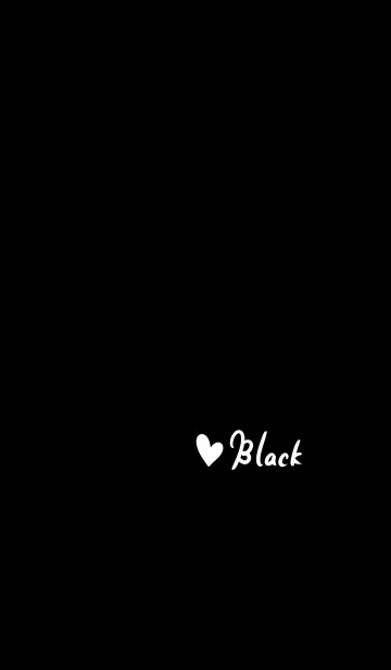 [LINE着せ替え] Black Black Heartの画像1