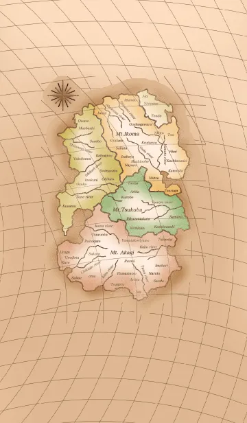 古地図のLINE着せ替え