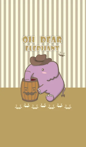 [LINE着せ替え] OH Dear elephant 2の画像1