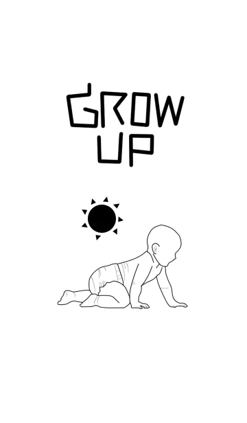 [LINE着せ替え] Grow upの画像1