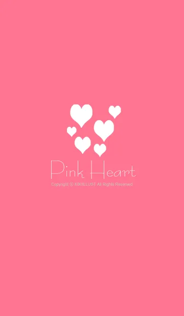 [LINE着せ替え] Pink heart.の画像1