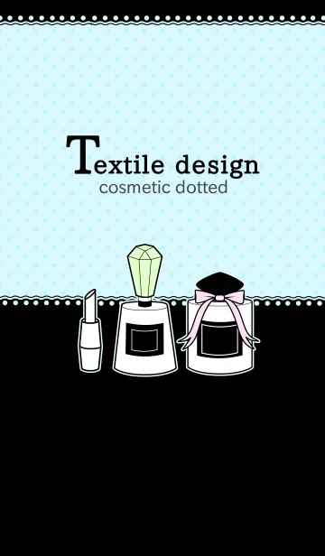 [LINE着せ替え] Textile Design cosmetic 水玉の画像1
