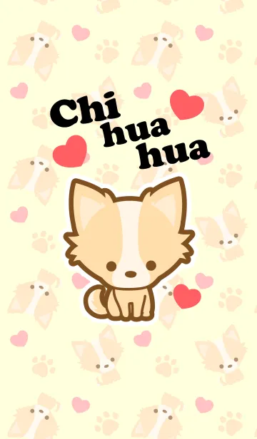 [LINE着せ替え] ★I Love★Chihuahuaの画像1