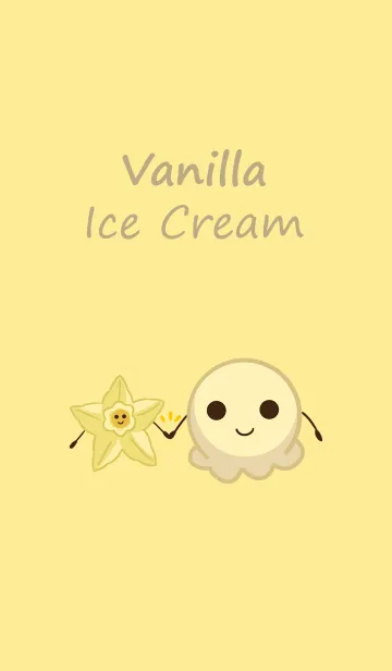 [LINE着せ替え] Vanilla Ice Creamの画像1