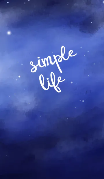[LINE着せ替え] Simple life - Starry night versionの画像1