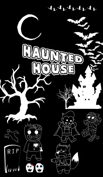 [LINE着せ替え] Haunted Houseの画像1